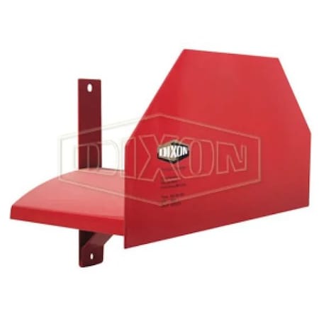 Dixon Saddle Hose Rack, For Use with Fire or Water Hose, 1-1/2 to 1-3/4 in Hose, Steel, Domestic HR1610-6