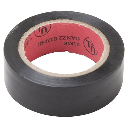 Prosource Electrical Tape, 30 ft L, 0.75 in W, PVC Backing, Black ET-303L