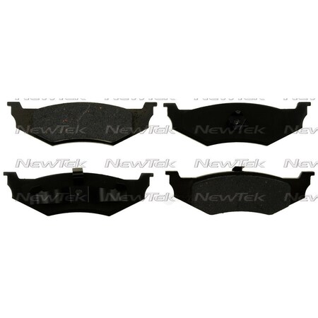 Newtek Automotive Usa Newtek Velocity Plus Economy Semi-Metallic w/Shim Disc Pads SMD641