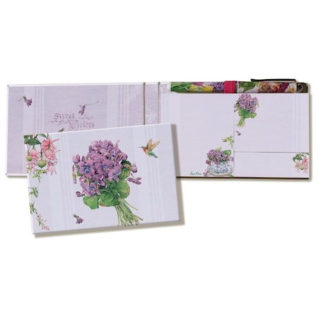 Surprise Sweet Violets Sticky Memo Pen Set SU2609579