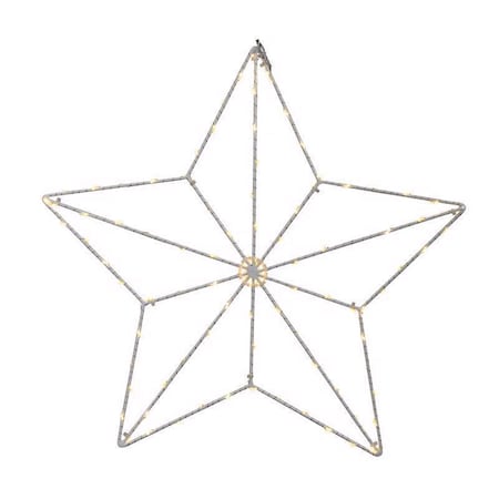 Celebrations LED Warm White Star Silhouette 15 in. Hanging Decor 15STRA