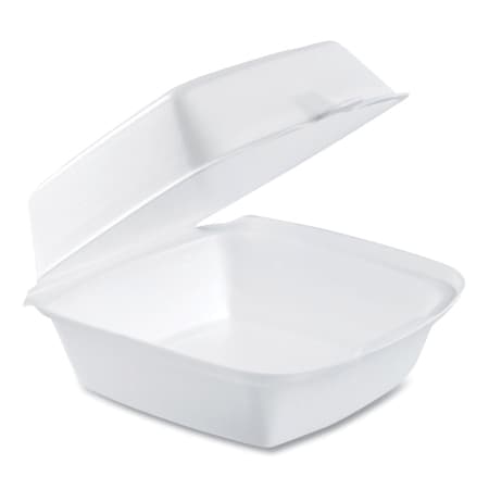 Dart Container, 5-7/8x6x3, Foam, Hinged Ld, PK500 DCC 60HT1