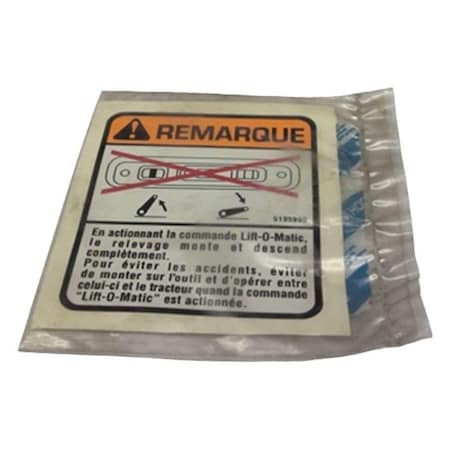 Cnh PLATE DATA, CNH OEM 5195990 5195990
