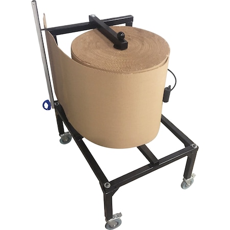 Encore Packaging Single Face/Foam/Bubble Dispenser with Manual Cutter - 60in - Large Disk EP-6550-60-L