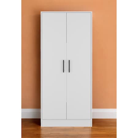 Homeroots Two Piece White Bedroom Set 530262