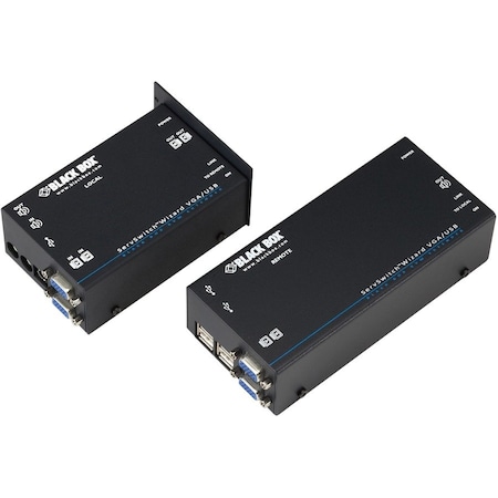 Black Box Servswitch Wizard Usb Kvm Extender w/ Dual-Head Vga And Audio, Extender ACU5250A-R2