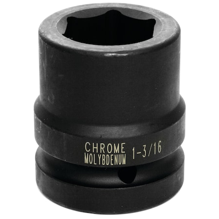 Performance Tool 1 in. Dr. 6pt Impact Socket, Chrome Moly, Laser Etched, Black Oxide M745-22