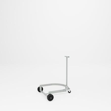 Pucel Low Drum Dolly Truck, Hinged Handle, 28 in W x 33 in H, Light Blue LBR-909H