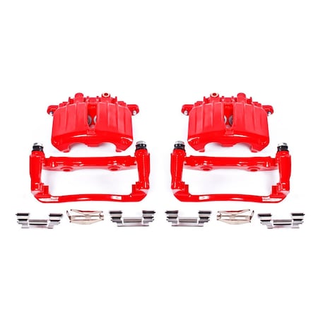 Powerstop RED POWDER COATED PERFORMANCE CALIPERS S4764