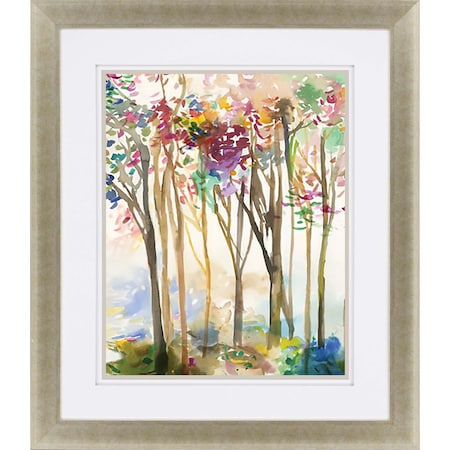 Homeroots Sunny Path III Gold Framed Print Wall Art 525145