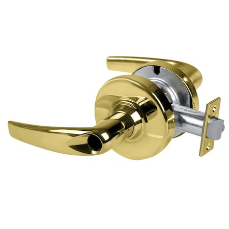 Schlage Grade 1 Electrified Cyl Lock, Storeroom Function, Athens Lever, Less Cylinder, Bright Brass ND80LDEU ATH 605