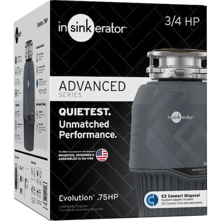 In-Sink-Erator Garbage Disposer Evolution 3/4 HP