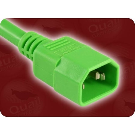 Quail Electronics 5'5 in. UNIV JUMPER GN I C14 TO C13 3500.065GN