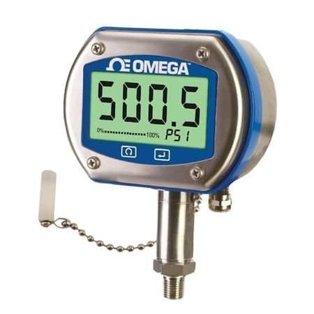 Omega DIGITAL PRESSURE GAUGE, 0-500 PSIA/WIREL DPG409-500A-W
