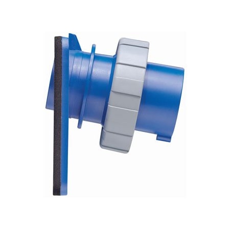 Leviton Industrial Grade Inlet, Watertight, 30 Amp, 120/208 Volt 3PY 530B9-W