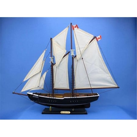 Handcrafted Model Ships in. Decorative Sail Boat Bluenose 24
