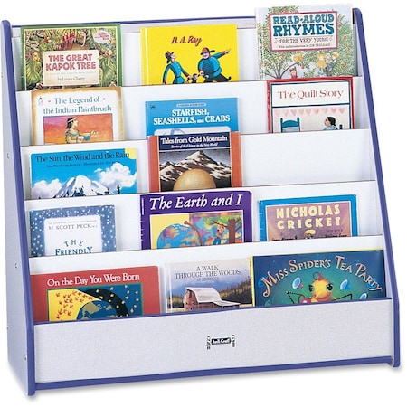 Jonti-Craft Rainbow Accents Flushback Pick-a-Book Stand, Blue 3514JCWW003