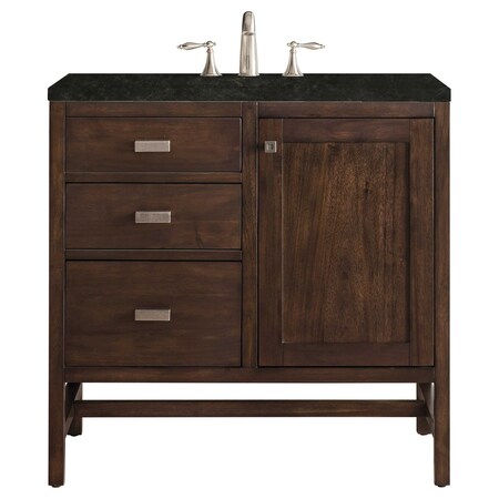 James Martin Vanities Addison 36" Single Vanity, Mid-Century Acacia, w/ 3 CM Phantome Eclos Top E444-V36-MCA-3PHT
