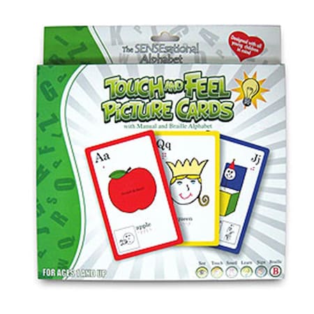 Rofe Group SENSEsational Alphabet Touch And Feel Flash Cards SAC