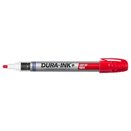 Markal Ink Industrial Marker, Red, Bullet 96312G