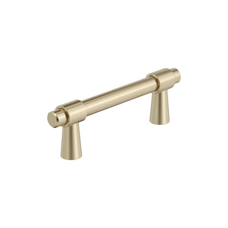 Amerock Destine 3 inch 76mm Center-to-Center Golden Champagne Cabinet Pull BP37370BBZ
