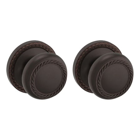 Baldwin Baldwin Preconfigured 5064 Knob with 5004 Rose Passage Lock with 2-3/8in Backset and Full Lip 5064112PASS