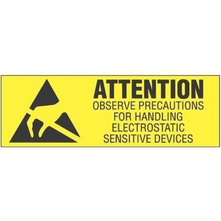 Panduit Label Dispenser, Polyester, 'Attention ES PLD-60