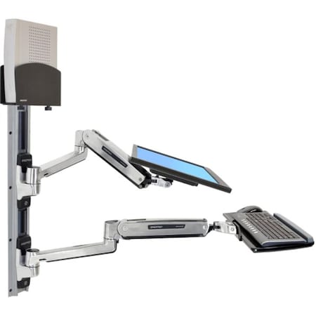 Ergotron LX Sit Stand WM Sys SM Blk 45-359-026