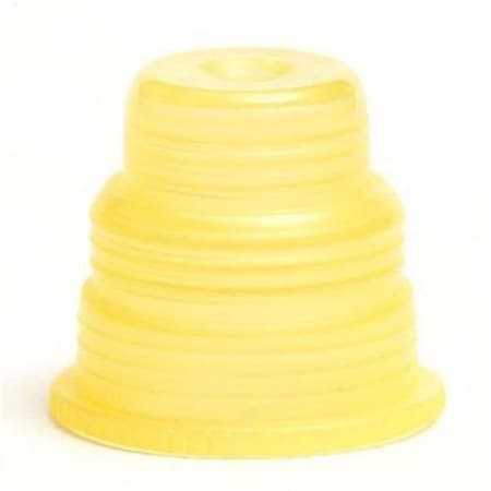 Bio Plas Hexa-Flex Safety Caps for 10mm- 12mm- 13mm- 16mm- 18mm Tubes 500 pk - Yellow, 500PK 8380