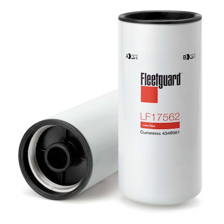 Fleetguard Oil Filter, Cellulose, Vehicle Specific LF17562