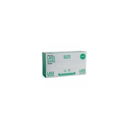 Remcoda Powder-Free Latex Gloves - 4 mil Thickness - Medium Size - Latex - Off White - Powder-free, 10PK LAT101-M