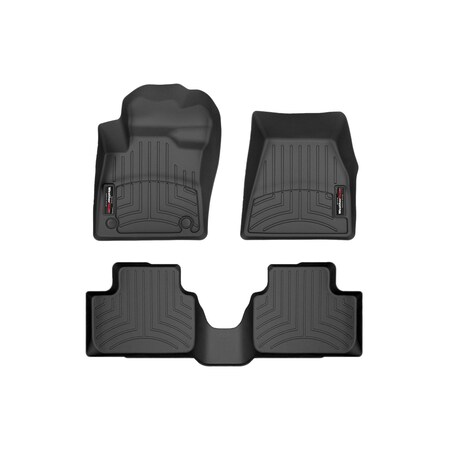 Weathertech Black, Front and Rear Floorliners 4418251-4416612