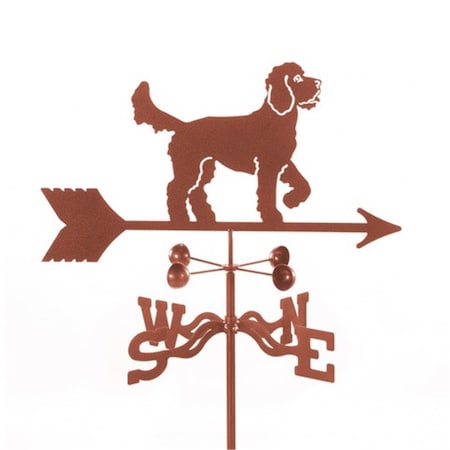 Classic Accessories Golden Doodle Dog Weathervane with Deck Mount VE289316