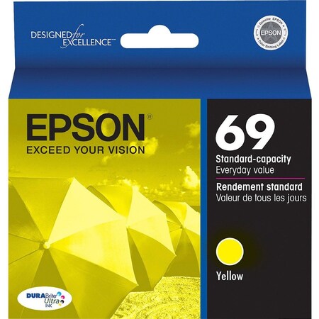 Epson No. 69 Yellow Inkjet Cartridge 350 YLD T069420