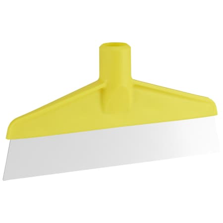 Vikan Table and Floor Scraper, Yellow, SS, Solid 29086