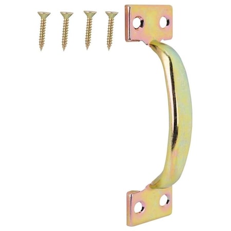 Prosource Door Pull, 1-1/2 in W, 5-3/4 in D, 1-3/8 in H, Steel, Dichromate 20911CZB-PS