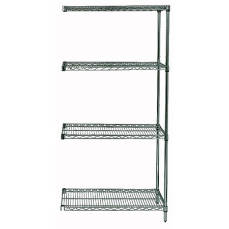 Betterbeds 4-Shelf Proform Wire Shelving Add-On Unit - 12 x 72 x 54 in. BE1134793
