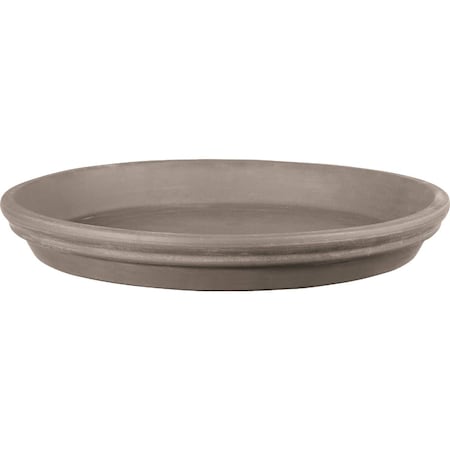 Deroma 4.3'' Grafite Clay Standard Saucer 8711CPZ