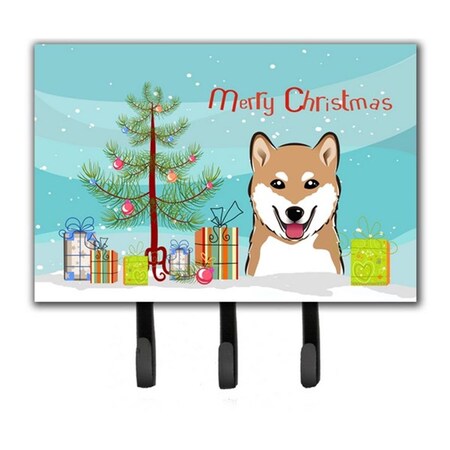 Carolines Treasures Christmas Tree and Shiba Inu Leash or Key Holder BB1597TH68