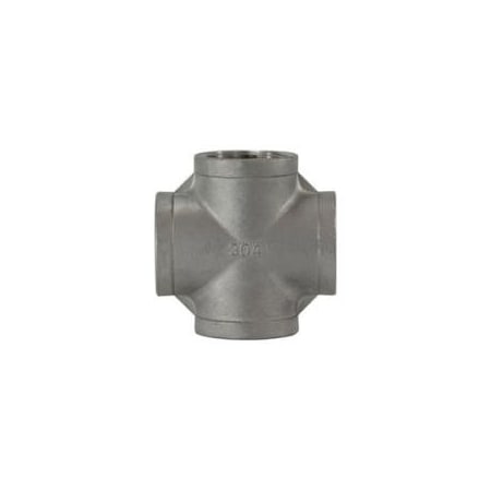 Midland Industries CROSS 1IN x 1IN x 1IN x 1IN FPT 304SS 62395