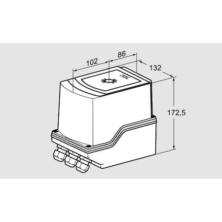 Honeywell Kromschroder ACT, IC 50 03W3TR10, 3.7 SECONDS PER 90 DE KS74215211