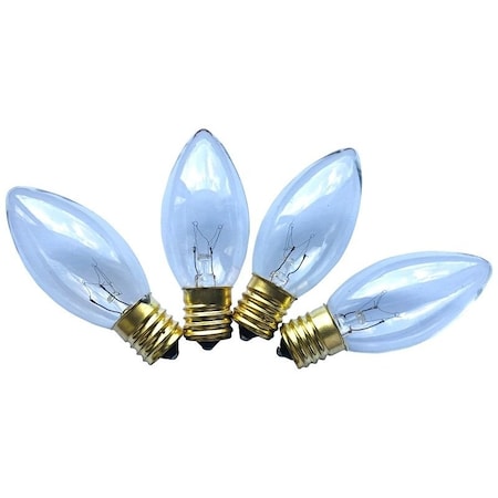 Santas Forest Light Bulb, 7 W, Intermediate Lamp Base, Incandescent Lamp, Clear Light, 3000 hr Average Life 16520