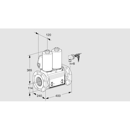 Honeywell Kromschroder VCS9125F05NNALB/PPPP/PPPP KS88204261