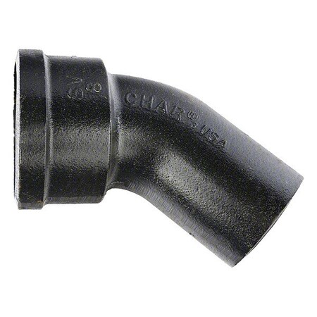 Zoro Select 45 Degrees Bend 45 Degrees Bend, Iron, Class 20 SVF08B100