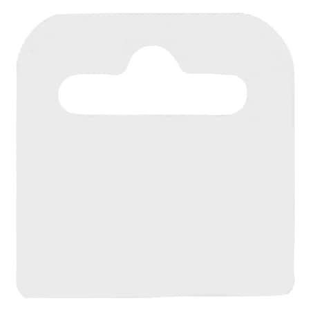 Specialty Store Services HangTab, Plastic, 1-1/4inH, 1-1/4inW.PK100 6630