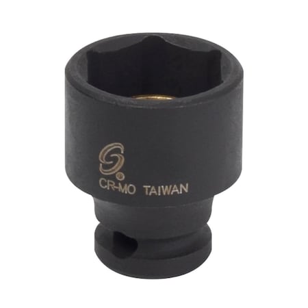 Sunex 1/4 in Drive 1/2 in Magnetic Impact Socket 816MG