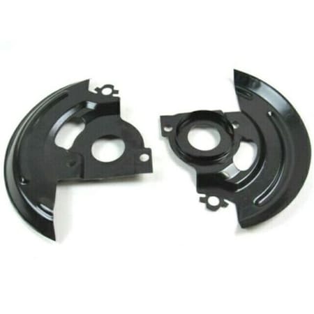 Absurdo Brake Dust Shield with 2 in. Drop Spindles for 1964-1972 GM, Black AB2205675