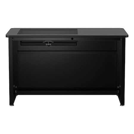 Versadesk Computer Desk, 24 in D X 31 in H, 48 in W X DV4824-BB