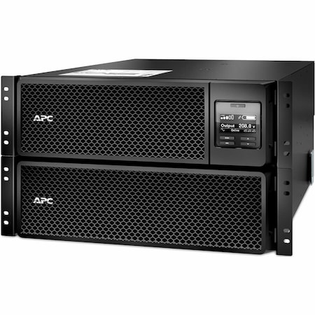 Apc UPS System, 10000VA, Online/Double Conversion, Out: 208/240V AC In: 208/240V AC SRT10KRMXLT