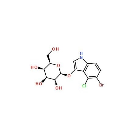 Ak Scientific 5-Bromo-4-chloro-3-indolyl-beta-D-galactoside (1g), CAS 7240-90-6 O114-1g